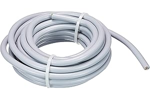 Kopp Manguera intermedia H 05 VV-F 3G1.5mm², 3 hilos, (con conductor de protección verde/amarillo), flexible (trenzado fino), 5 m, color gris, tensión nominal UO máx. 300V, 158405845