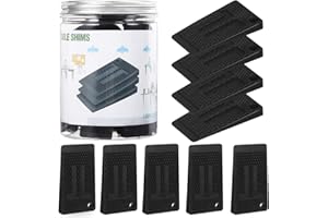 ULTECHNOVO Plastic Wedges for Leveling Furniture - 40 Piece Flexible Furniture Levelers Table Shims - Adjustable Multipurpose Furniture Wedges DIY Levelers for Table Cabinet Chair