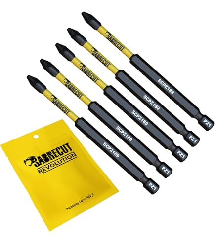 10x Rennie Tools PZ1 Schlagschrauber-Bits – 150 Mm Lange Pozidriv-Bits Für Profis & Heimwerker