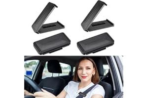 Exbrith 4 Piezas Clips de Ajuste del Cinturón de Seguridad, Clip de Cinturón de Seguridad, Coche Pinza Cinturon Seguridad, Para Automóviles, Ajustes de Cinturón de Seguridad