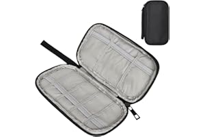 KYSUN Electronic Organiser Bag for USB Sticks, Hard Drives, SD Cards, Cables & More - Waterproof, Shockproof, Travel & Everyday Use