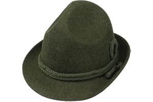 Lipodo Chapeau Dreispitz en Feutre Laine Femme/Homme - Made in Italy de Costume Bavarois Tirole Printemps-été