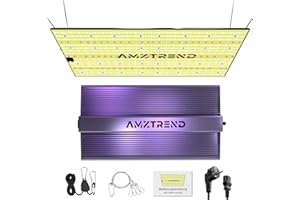 AMZTREND HP3000 Upgraded LED Grow Lights Growing Lights for Indoor Plants Full Spectrum with Samsung 301H Evo Chips 864 Lamp Beads Plant Light for Greenhouse Vegetables and Flower Lamps for Grow Tent