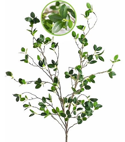 Ficus Exotica Artificiale, in Vaso, 495 Foglie, Verde, 120cm - Pianta Tropicale/Ficus Decorativo