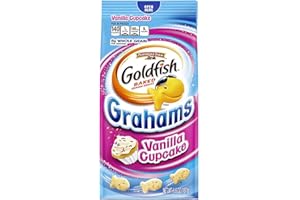 BFYSYO Pepperidge Farm Goldfish Vanilla Cupcake Baked Graham Snacks - 187g