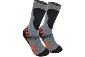 AffeGifts Chaussette de Ski Enfant, Childrens Ski Socks Warm Chaussettes Ski Enfant Chaussettes Longues Enfant pour Garçons et Filles Hiver Patinage Extérieur Randonnée 6-10 Ans