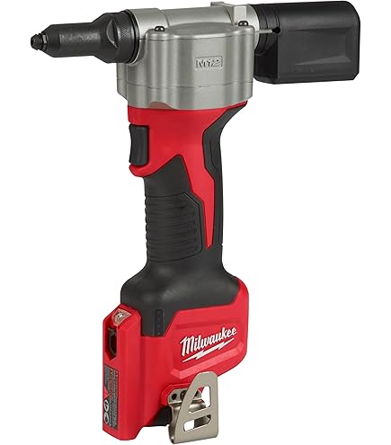 Pistolet à Riveter Sans Fil Compatible Batterie Milwaukee M18 - 3 Adaptateurs (3,4,5mm) - Avec 60 Rivets Et Clé