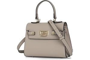 HiTotes Satchel Bag Top Handle Handbag for Women Small Crossbody Bag Ladies Designer Purse with Adjustable and Detachable Strap