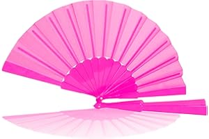 HOUSY Ventaglio da Borsetta Portatile - Ventagli Colorati Eleganti per Matrimoni, Viaggi e Mare