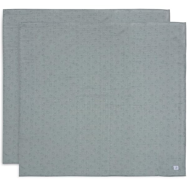 Jollein Musselin Tuch Baby 2er Pack - 115x115cm OEKO-TEX Zertifiziert