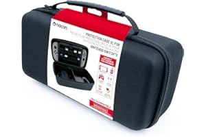 Nacon Mallette de Transport XL pour Nintendo Switch 2 – Rangement 10 Jeux, Protection Anti-Rayures, Accessoires – Compatible Switch 1 (OLED, Lite & Originale) – Noire – SWITCHNEWPOUCHXLBLA