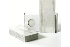 BeNice Stick on Subway Tiles for Kitchen Tile Stickers,Self Adhesive Bathroom Panels for Walls Waterproof Marble Tiles(23pcs,Grey)