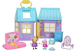 Peppa Pig Hasbro, Festa Danzante di Peppa, Set di Giocattoli per Bambini e Bambine dai 3 Anni in Su, Ottima Idea Regalo di Natale, Include 2 Action Figure e 6 Accessori