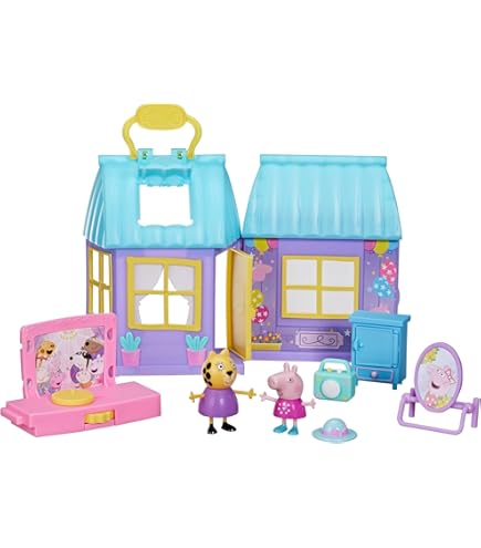 Pep Opp – Statuetta Rebecca Rabbit Con Cestino E Pulcini – Giocattolo Peppa Pig