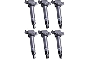 ENA Set of 6 Ignition Coil Pack Compatible with Toyota Corolla Camry 4Runner FJ Tacoma Tundra Solara Matrix Hiace xB IS GS LC500 2.4L 2.7L 2.5L 4.0L 5.0L Replacement for UF495 C1426 90919-02248