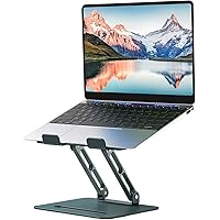 LORYERGO Laptop Ständer Aluminium Verstellbarer Laptop Stand Ausblendbar laptopständer Kompatibel Ergonomisches…