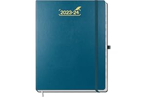 BEZEND Agenda A4 2024 Semainier [Noir] Agenda Hebdomadaire 2024 Couverture Rigide | 17 Mois D'août.'23 à déc.'24