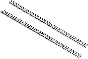 KOTARBAU® kulstyrning 2 st. x. mm/17 mm helutdragbar lådskenor, rullutdrag, teleskopskenor, lådutdrag med softClose