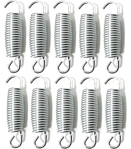 Ressorts De Rechange Pour Trampoline - 90mm/3.5 Pouces - En Fer Galvanisé Antirouille - Lot De Pièces Durables