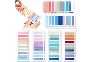 LYLIDIA 2400pcs Adhesif Marque Page Post It Transparent Livre Onglets Tabs Inscriptibles Marqueur Sticky Notes Autocollant Étiquette d'Index