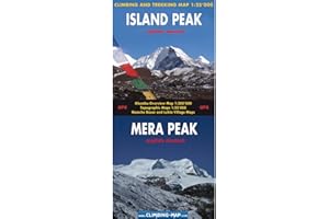 Island Peak / Mera Peak: Climbing and Trekking Map