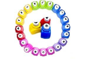 Rimobul Mini Paper Craft Punch - Set of 20 (Random Cutting Shape)