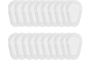 PUERFOCA 20 parche para el ojo adhesivo estéril, parches oculares estéril para oculares sensibles, parches ojos desechable transpirables Ideal para niñas, niños, adultos, ambliopía