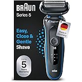 Braun Yeni Seri 5 B1000s Kablosuz Tıraş Makinesi, AutoSense, EasyClean, EasyClick, Islak & Kuru