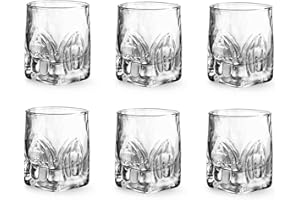 Provance Lot de 6 verres à shot en cristal massif de qualité supérieure - 55 ml - Passe au lave-vaisselle - Aspect élégant