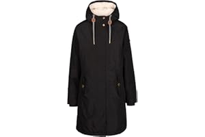 Trespass Womens Waterproof Jacket with Sherpa Fleece and Grown On Hood Reminder