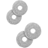 LİN GRUP Ecovacs Deebot T30 Pro Omni Uyumlu Yıkanabilir Mikrofiber Mop Paspası, 4 Adet, Renkli