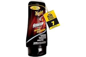 Meguiar's G10307EU Scratch X 2.0 - 207ml, Éliminateur de Rayures pour Voitures - Pour Supprimer les Éraflures sur la Peinture, Application à la Main ou avec le Système Double Action