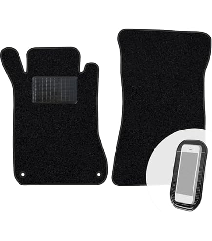 Juego De Alfombrillas De Terciopelo Para Mercedes Clase S W222 2013-2020 - Negras, Impermeables, Con Logo
