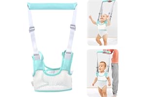 CXAFQ Baby Carrier, Baby Walker, Green Helper, Safety Harness for Toddlers, Walker with Handle, Adjustable Standing Walker, Baby Walker from 6 Months