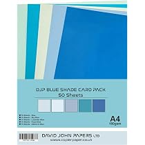 Lot 50 Feuilles Papier Teinté Rouge/Rose 160g/m² A4 - 5 Couleurs Vives (10 De Chaque) Pour Créations Saint-Valentin