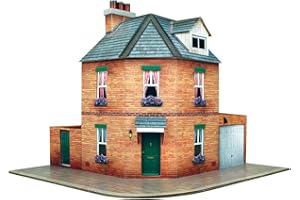 THE CITYBUILDER O Gauge (7mm) 1:43 Scale Model Railway Building Corner Row House Kit CityBuilder