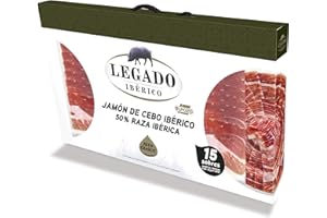 ElPozo Legado Ibérico Maletín de Jamón de Cebo Ibérico, 15 x 60g