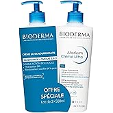 Bioderma Atoderm Ultra Nourishing Moisturizing Cream Pack of 2 x 500 ml