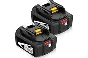 Dosctt 2 Stück 8000mAh Ersatzakku für Ma-Kita Akku 18V BL1850B BL1830B BL1850B BL1830 BL1850 Ersatzakku für Ma-Kita akku 18V mit LED Indikator