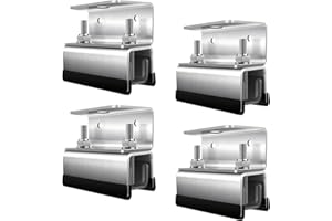 BSWAN Kit di montaggio per portapacchi, kit di montaggio per tettuccio, in acciaio inox 304, staffe per portapacchi di furgoni ProMaster, Boxer, Ducato, Jumper (4)