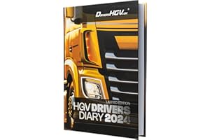 DRIVERS HGV UK HGV Drivers Diary 2024: Trucker Log Book | Weekly Timesheet | Shift & Mileage Log | Expenses Log | Planner | Calendar | TACHO | EU HGV Rules | Mobile Apps QR Code| Lorry | Van | Coach | Bus | Gift