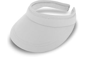 fiebig Visera | Clipvisor en Talla única Unisex | Gorra en Muchos Colores Hecha de 100% algodón | Gorra de Verano con Forro Interior de Tela de Rizo | Protección Solar para la Playa