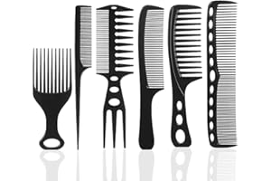 My Pallet Ltd | 6 Pack Styling Comb Wide Tooth Comb For Curls Teasing Comb Pintail Hair Comb Wide Tooth Comb Fine Comb for Women Detangling Comb Wide Tooth Comb Men Hair Comb Comb For Curly Hair