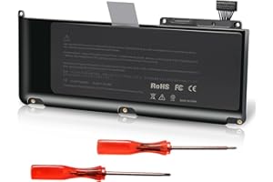 ARyee Batterie pour Apple MacBook Unibody 13" A1331 A1342(Late 2009 Mid 2010) 661-5391 020-6580-A 020-6582-A 020-6809-A 020-6810-A(5800mAh 10.95V)