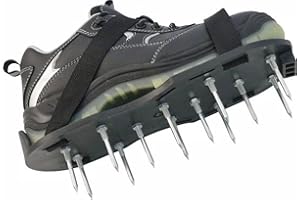 Triuso Paire de semelles à clous pour aérer le gazon pour chaussures 37-47 Longueur des clous 50 mm