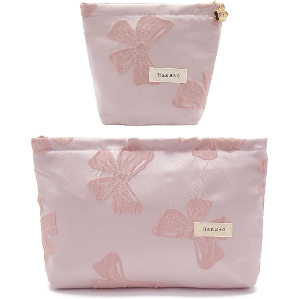 Aucuu Beauty Case da Viaggio,Borsa da Toilette da Viaggio, Borsa da Viaggio per Cosmetici, Pochette Donna Trucchi, Borsa Trucco Floreale, Borsa Cosmetica in Velluto a Coste, per Donne Ragazze