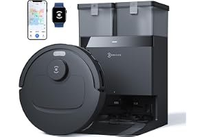 ECOVACS Deebot N50 Pro Omni 2 in 1 Robotic Vacuum Cleaner & Mop, 2026 New Launch 25000 Pa Suction, Self-Emptying Omni-Station, Zerotangle 3.0, Hot Air-Drying, Auto-Lift Mop On Carpet, Upto 300 Mins