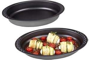 CHG 3442-05 Set Forno Ovale, 2 Pezzi, Antracite/Metallo