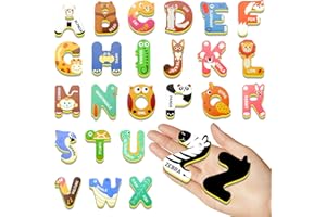 MEAFENG 42PCS Foam Fridge Magnets for Toddlers & Kids, Letter Magnets for Refrigerator