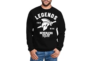 Neverless Cooles Herren T-Shirt Legends Sparta Gladiator Gym Athletics Sport Fitness